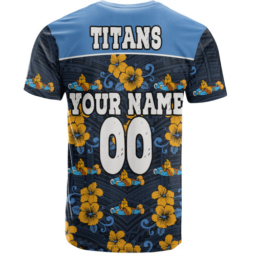 Gold Coast Titans Sport T-Shirt - With Maori Pattern Gold Coast Titans Sport T-Shirt - With Maori Pattern
