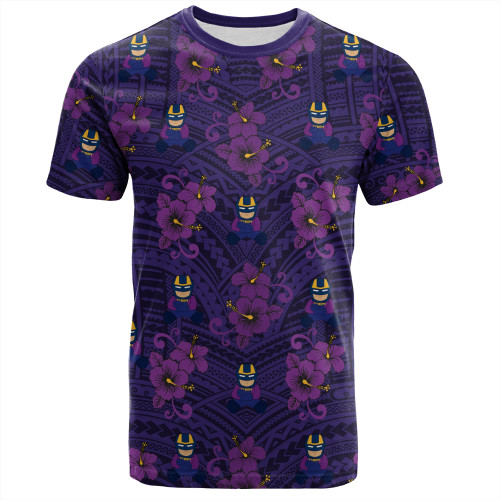 Melbourne Storm T-Shirt - With Maori Pattern