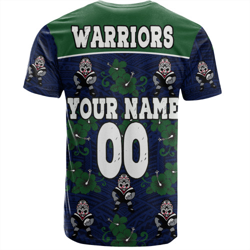 New Zealand Warriors Sport T-Shirt - With Maori Pattern New Zealand Warriors Sport T-Shirt - With Maori Pattern
