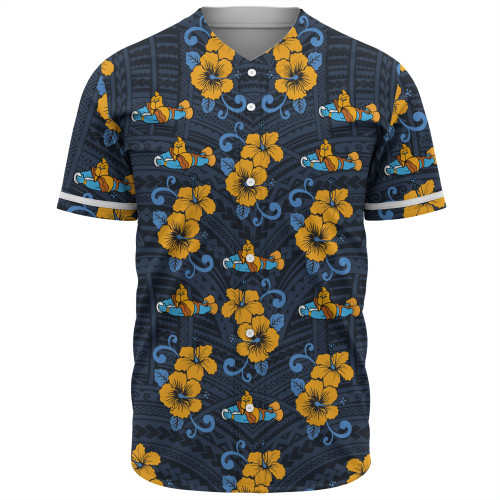 Gold Coast Titans Sport Baseball Shirt - With Maori Pattern