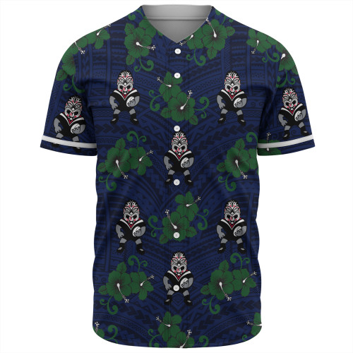 New Zealand Warriors Sport Baseball Shirt - With Maori Pattern