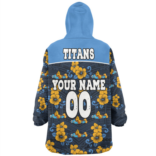 Gold Coast Titans Sport Snug Hoodie - With Maori Pattern Gold Coast Titans Sport Snug Hoodie - With Maori Pattern