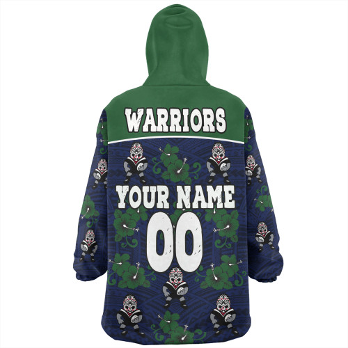 New Zealand Warriors Sport Snug Hoodie - With Maori Pattern New Zealand Warriors Sport Snug Hoodie - With Maori Pattern