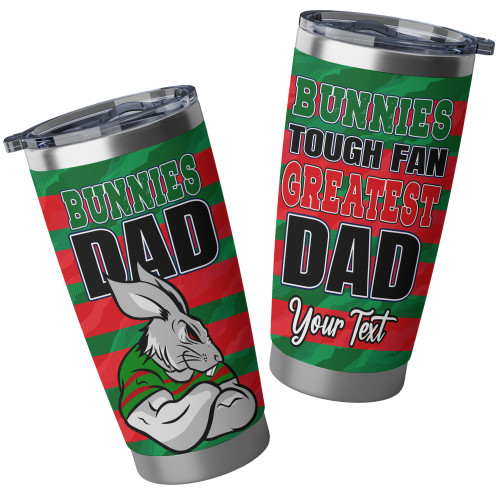 Rabbitohs Custom Tumbler - Greatest Tough Fan Dad Tumbler Rabbitohs Custom Tumbler - Greatest Tough Fan Dad Tumbler