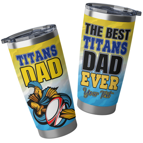 Titans Custom Tumbler - Best Dad Ever Tumbler Titans Custom Tumbler - Best Dad Ever Tumbler