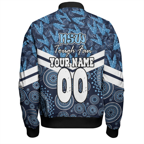 Cockroach Custom Bomber Jacket - Tropical Patterns And Dot Painting Eat Sleep Repeat