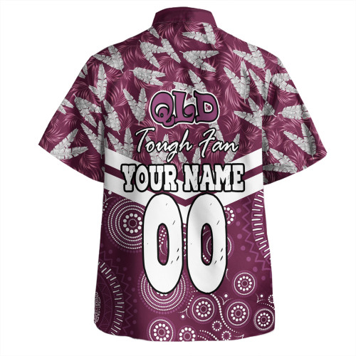 Cane Toads Sport Hawaiian Shirt - Tropical Patterns And Dot Painting Eat Sleep Rugby Repeat