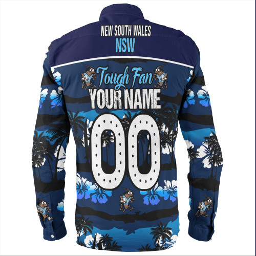 Cockroach Sport Long Sleeve Shirt - Eat Sleep Repeat With Tropical Patterns Cockroach Sport Long Sleeve Shirt - Eat Sleep Repeat With Tropical Patterns