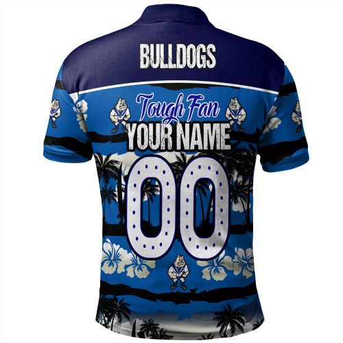 Canterbury-Bankstown Bulldogs Polo Shirt - Eat Sleep Repeat With Tropical Patterns Canterbury-Bankstown Bulldogs Polo Shirt - Eat Sleep Repeat With Tropical Patterns