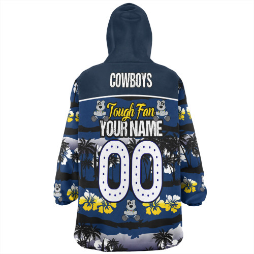 North Queensland Cowboys Snug Hoodie - Eat Sleep Repeat With Tropical Patterns North Queensland Cowboys Snug Hoodie - Eat Sleep Repeat With Tropical Patterns