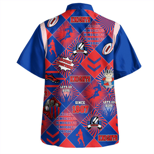 Newcastle Knights Sport Hawaiian Shirt - Argyle Patterns Style Tough Fan Rugby For Life Newcastle Knights Sport Hawaiian Shirt - Argyle Patterns Style Tough Fan Rugby For Life