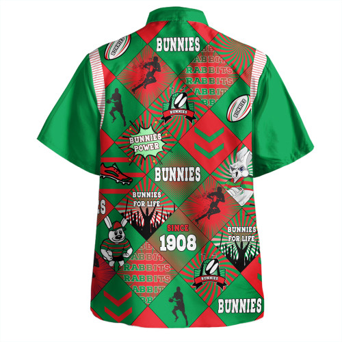 South Sydney Rabbitohs Hawaiian Shirt - Argyle Patterns Style Tough Fan Rugby For Life South Sydney Rabbitohs Hawaiian Shirt - Argyle Patterns Style Tough Fan Rugby For Life
