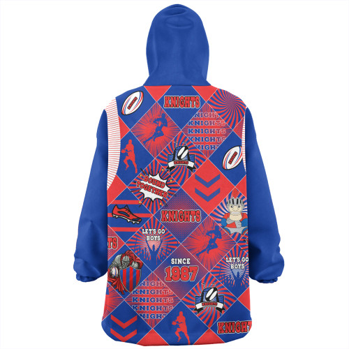 Newcastle Knights Sport Snug Hoodie - Argyle Patterns Style Tough Fan Rugby For Life Newcastle Knights Sport Snug Hoodie - Argyle Patterns Style Tough Fan Rugby For Life