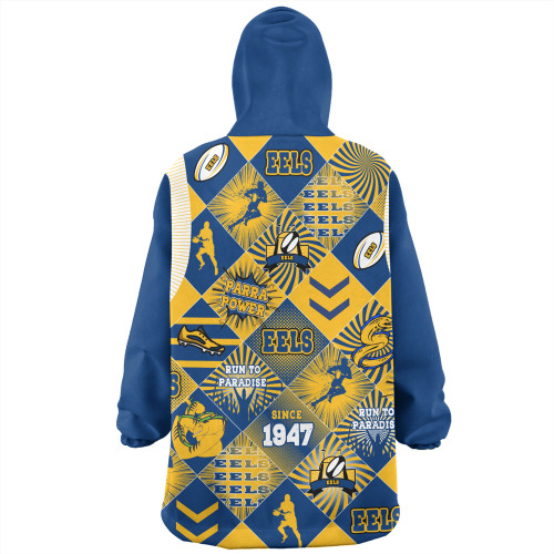 Parramatta Eels Sport Snug Hoodie - Argyle Patterns Style Tough Fan Rugby For Life Parramatta Eels Sport Snug Hoodie - Argyle Patterns Style Tough Fan Rugby For Life