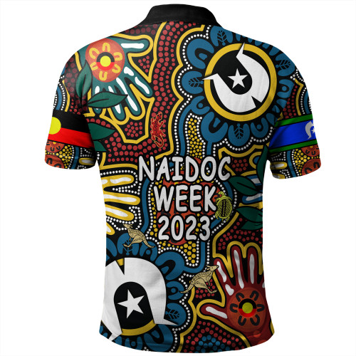 Built On Strong Shoulders NAIDOC 2026 Kids Polo Shirt