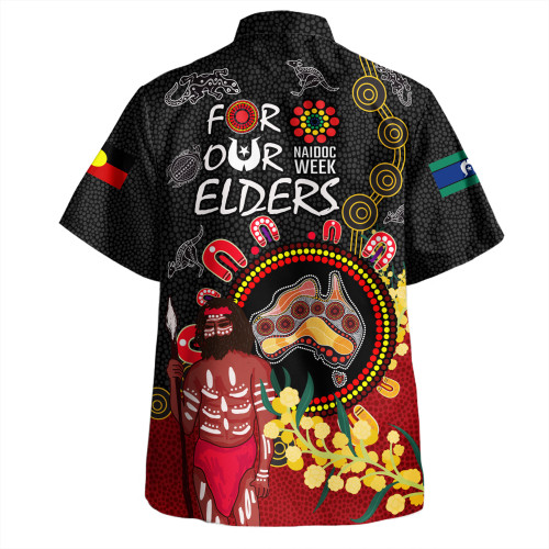 Australia Naidoc Week Hawaiian Shirt - Australia Map With Golden Wattle NAIDOC Week 2023 Australia Naidoc Week Hawaiian Shirt - Australia Map With Golden Wattle NAIDOC Week 2023