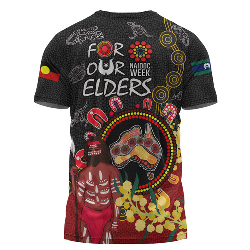 Australia Naidoc Week T-Shirt - Australia Map With Golden Wattle NAIDOC Week 2023 Australia Naidoc Week T-Shirt - Australia Map With Golden Wattle NAIDOC Week 2023