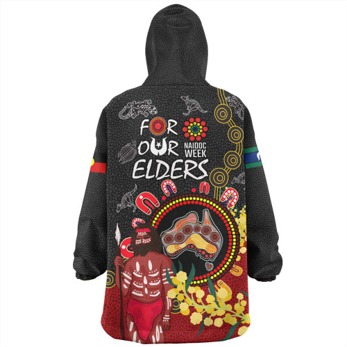 Australia Naidoc Week Snug Hoodie - Australia Map With Golden Wattle NAIDOC Week 2023 Australia Naidoc Week Snug Hoodie - Australia Map With Golden Wattle NAIDOC Week 2023