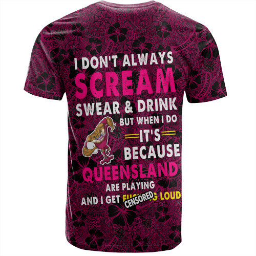 Cane Toads Sport T-Shirt - Scream With Tropical Patterns Cane Toads Sport T-Shirt - Scream With Tropical Patterns