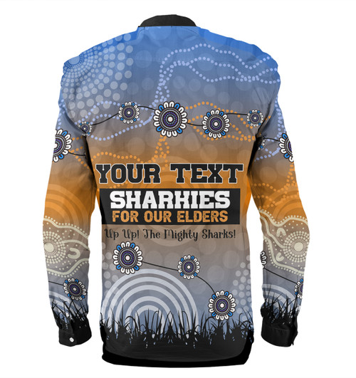 Cronulla-Sutherland Sharks Naidoc Week Long Sleeve Shirt - NAIDOC WEEK 2023 Indigenous Inspired For Our Elders Theme Cronulla-Sutherland Sharks Naidoc Week Long Sleeve Shirt - NAIDOC WEEK 2023 Indigenous Inspired For Our Elders Theme