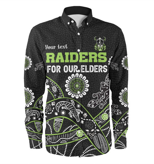 Canberra Raiders Naidoc Week Long Sleeve Shirt - NAIDOC WEEK 2023 Indigenous Inspired For Our Elders Theme Canberra Raiders Naidoc Week Long Sleeve Shirt - NAIDOC WEEK 2023 Indigenous Inspired For Our Elders Theme