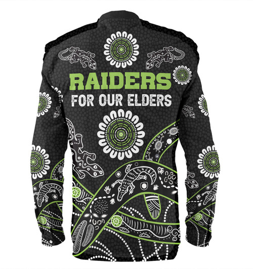 Canberra Raiders Naidoc Week Long Sleeve Shirt - NAIDOC WEEK 2023 Indigenous Inspired For Our Elders Theme Canberra Raiders Naidoc Week Long Sleeve Shirt - NAIDOC WEEK 2023 Indigenous Inspired For Our Elders Theme