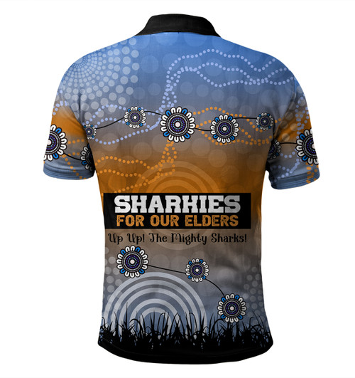 Cronulla-Sutherland Sharks Naidoc Week Polo Shirt - NAIDOC WEEK 2023 Indigenous Inspired For Our Elders Theme Cronulla-Sutherland Sharks Naidoc Week Polo Shirt - NAIDOC WEEK 2023 Indigenous Inspired For Our Elders Theme