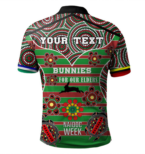 South Sydney Rabbitohs Polo Shirt - NAIDOC WEEK 2023 Indigenous Inspired For Our Elders Theme South Sydney Rabbitohs Polo Shirt - NAIDOC WEEK 2023 Indigenous Inspired For Our Elders Theme