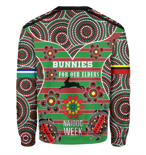 South Sydney Rabbitohs Sweatshirt - NAIDOC WEEK 2023 Indigenous Inspired For Our Elders Theme South Sydney Rabbitohs Sweatshirt - NAIDOC WEEK 2023 Indigenous Inspired For Our Elders Theme
