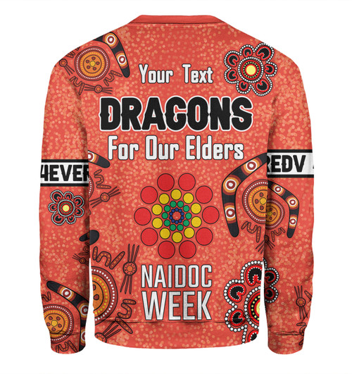 St. George Illawarra Dragons Naidoc Week Sweatshirt - NAIDOC WEEK 2023 Indigenous Inspired For Our Elders Theme St. George Illawarra Dragons Naidoc Week Sweatshirt - NAIDOC WEEK 2023 Indigenous Inspired For Our Elders Theme