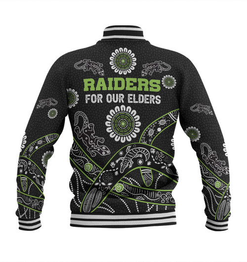 Canberra Raiders Naidoc Week Baseball Jacket - NAIDOC WEEK 2023 Indigenous Inspired For Our Elders Theme Canberra Raiders Naidoc Week Baseball Jacket - NAIDOC WEEK 2023 Indigenous Inspired For Our Elders Theme