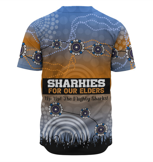 Cronulla-Sutherland Sharks Naidoc Week Baseball Shirt - NAIDOC WEEK 2023 Indigenous Inspired For Our Elders Theme Cronulla-Sutherland Sharks Naidoc Week Baseball Shirt - NAIDOC WEEK 2023 Indigenous Inspired For Our Elders Theme