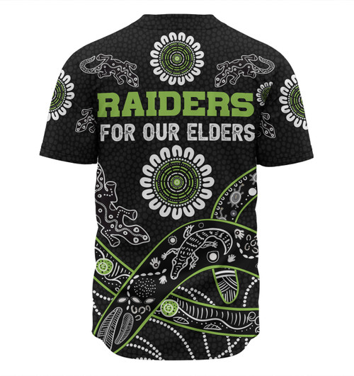 Canberra Raiders Naidoc Week Baseball Shirt - NAIDOC WEEK 2023 Indigenous Inspired For Our Elders Theme
