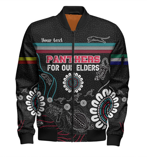 Penrith Panthers Naidoc Week Bomber Jacket - NAIDOC WEEK 2023 Indigenous Inspired For Our Elders Theme Penrith Panthers Naidoc Week Bomber Jacket - NAIDOC WEEK 2023 Indigenous Inspired For Our Elders Theme