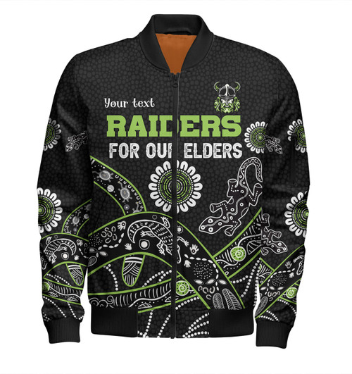 Canberra Raiders Naidoc Week Bomber Jacket - NAIDOC WEEK 2023 Indigenous Inspired For Our Elders Theme Canberra Raiders Naidoc Week Bomber Jacket - NAIDOC WEEK 2023 Indigenous Inspired For Our Elders Theme
