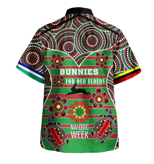 South Sydney Rabbitohs Hawaiian Shirt - NAIDOC WEEK 2023 Indigenous Inspired For Our Elders Theme South Sydney Rabbitohs Hawaiian Shirt - NAIDOC WEEK 2023 Indigenous Inspired For Our Elders Theme