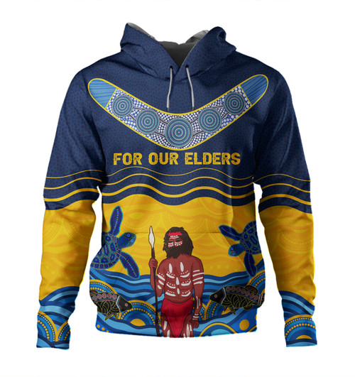 Parramatta Eels Naidoc Week Hoodie - NAIDOC WEEK 2023 Indigenous Inspired For Our Elders Theme