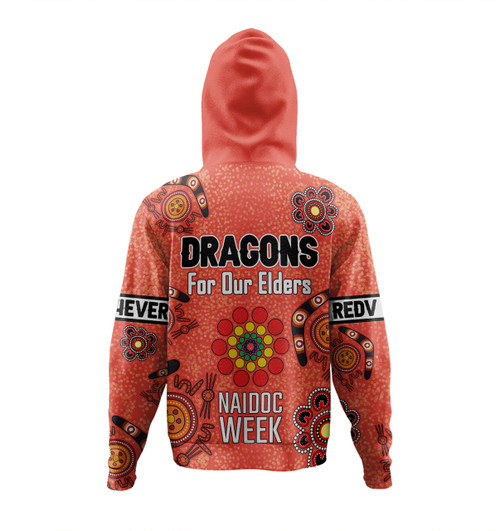 St. George Illawarra Dragons Naidoc Week Hoodie - NAIDOC WEEK 2023 Indigenous Inspired For Our Elders Theme St. George Illawarra Dragons Naidoc Week Hoodie - NAIDOC WEEK 2023 Indigenous Inspired For Our Elders Theme