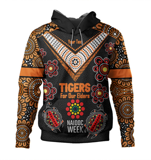 Wests Tigers Naidoc Week Hoodie - NAIDOC WEEK 2023 Indigenous Inspired For Our Elders Theme