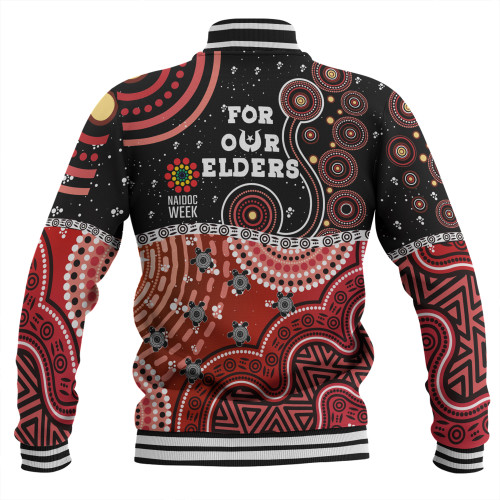 Australia Naidoc Week Baseball Jacket - Aboriginal Inspired For Our Elders NAIDOC Week 2023 Australia Naidoc Week Baseball Jacket - Aboriginal Inspired For Our Elders NAIDOC Week 2023