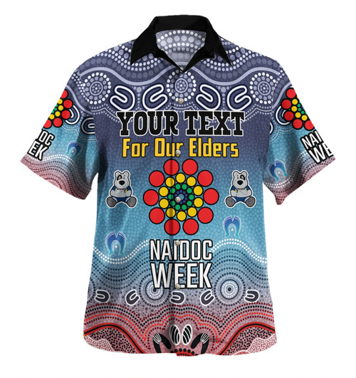 North Queensland Cowboys Naidoc Custom Hawaiian Shirt - NAIDOC WEEK 2023 Indigenous Inspired For Our Elders Theme (White) North Queensland Cowboys Naidoc Custom Hawaiian Shirt - NAIDOC WEEK 2023 Indigenous Inspired For Our Elders Theme (White)