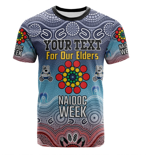 North Queensland Cowboys Naidoc Custom T-Shirt - NAIDOC WEEK 2023 Indigenous Inspired For Our Elders Theme (White)