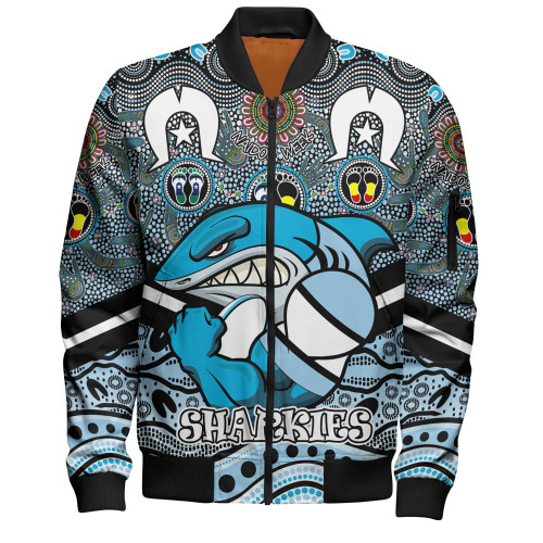 Cronulla-Sutherland Sharks Naidoc Week Bomber Jacket - NAIDOC Week 2023 Indigenous For Our Elders