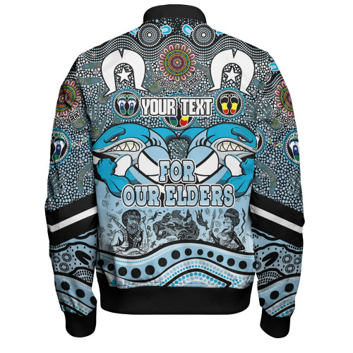 Cronulla-Sutherland Sharks Naidoc Week Bomber Jacket - NAIDOC Week 2023 Indigenous For Our Elders
