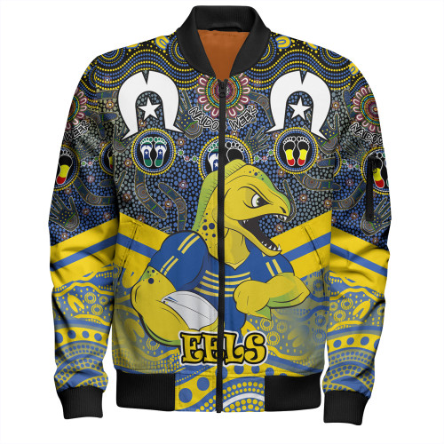 Parramatta Eels Naidoc Week Bomber Jacket - NAIDOC Week 2023 Indigenous For Our Elders