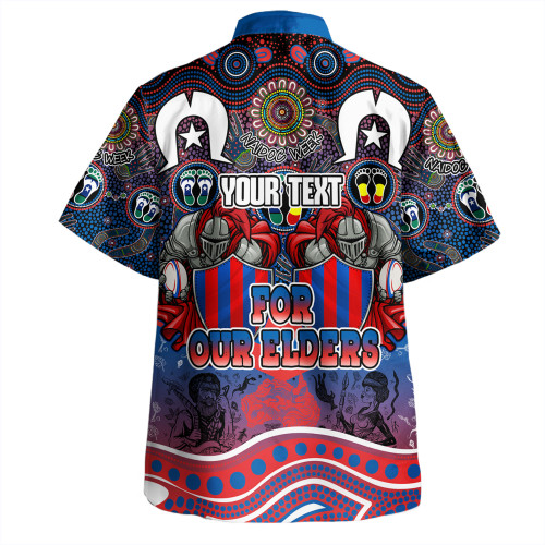 Newcastle Knights Naidoc Week Hawaiian Shirt - NAIDOC Week 2023 Indigenous For Our Elders Newcastle Knights Naidoc Week Hawaiian Shirt - NAIDOC Week 2023 Indigenous For Our Elders