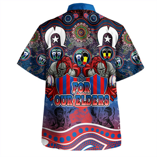 Newcastle Knights Naidoc Week Hawaiian Shirt - NAIDOC Week 2023 Indigenous For Our Elders Newcastle Knights Naidoc Week Hawaiian Shirt - NAIDOC Week 2023 Indigenous For Our Elders