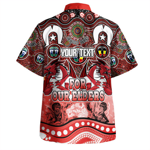 St. George Illawarra Dragons Naidoc Week Hawaiian Shirt - NAIDOC Week 2023 Indigenous For Our Elders St. George Illawarra Dragons Naidoc Week Hawaiian Shirt - NAIDOC Week 2023 Indigenous For Our Elders