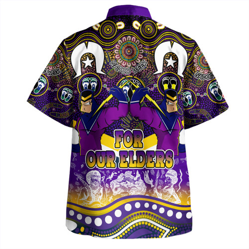 Melbourne Storm Naidoc Week Hawaiian Shirt - NAIDOC Week 2023 Indigenous For Our Elders Melbourne Storm Naidoc Week Hawaiian Shirt - NAIDOC Week 2023 Indigenous For Our Elders