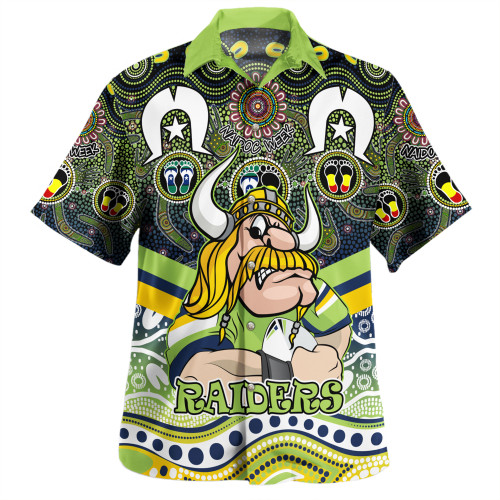 Canberra Raiders Naidoc Week Hawaiian Shirt - NAIDOC Week 2023 Indigenous For Our Elders